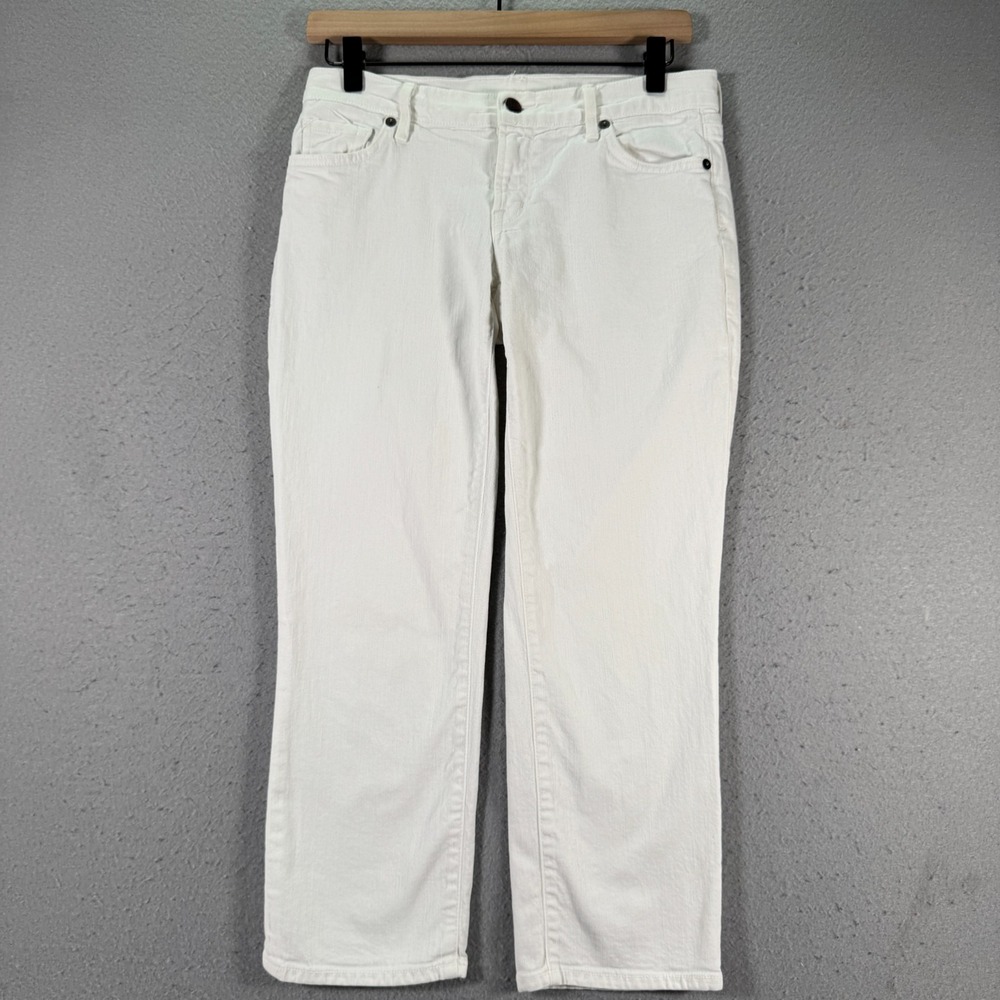 Citizens Of Humanity Kelly #63 Stretch Low Waist Cropped Jeans Womens 27 White